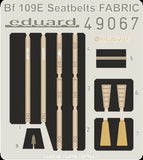 ED49067 Eduard 1/48 BF 109E Seatbelts Fabric