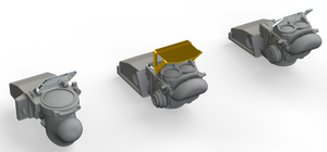 ED648570 Eduard 1/48 North-American P-51D Mustang gun sights (Eduard kits)