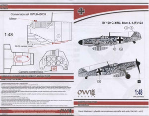OWLDS48033 OWL 1/48 Bf 109 G-4/R3, blue 4, 4.(F)/123