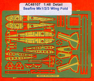 AEC48107 Airwaves 1/48 Seafire Mk.1/Mk.2/Mk.3 wingfold (Airfix)