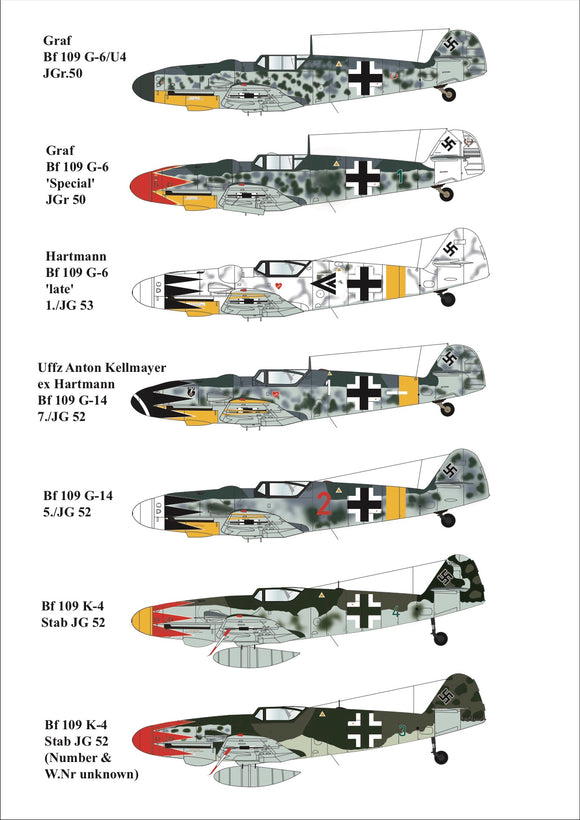 AIMS32D016 Aims 1/32  Tulip Bf 109's 9  (7options)