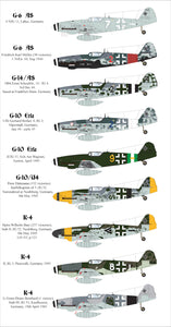 AIMS48D024 Aims 1/48 'Late war Messerschmitt Bf-109's'