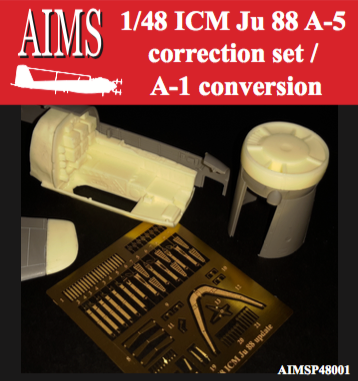 AIMSP48001 Aims 1/48 Junkers Ju-88A-5 update (ICM and Special Hobby kits)