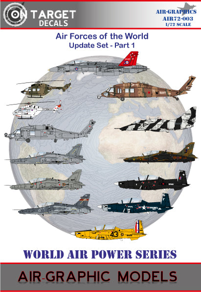 AIR72-003 Air-Graphic Models 1/72 Air Forces of the World Update Set Part 1