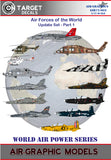 AIR72-003 Air-Graphic Models 1/72 Air Forces of the World Update Set Part 1