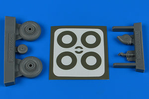 AIRE4823 Aires 1/48 Macchi C.200 Saetta - early wheels & paint masks ( Italeri and Tamiya kits)