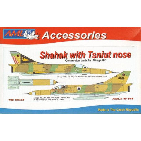 AMLA4818 AML 1/48 Dassault Mirage IIICR/Tzniut (PUR set + PE parts + Decal sheet)