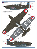 AMLC8039 AML 1/48 Curtiss H75A-1 Hawk & Morane-Saulnier MS-406C.I