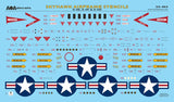 AOA32011 AOA Decals 1/32 Combat Scooters (2) - USN/USMC Douglas A-4E/A-4F Skyhawks in the Vietnam War. This Part 2 decal sheet focuses on three A-4E/F Skyhawk squadrons in the Vietnam War.