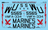 AOA32021 AOA Decals 1/32 VMFA-334 FALCONS: LOVEBUG 5 USMC McDonnell F-4J Phantom in the Vietnam War & Japan