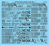 AOA48006 AOA Decals 1/48 Intruders from the Sea - USN/USMC Grumman A-6A, A-6B, & KA-6D Intruders in the Vietnam War This extensive decal sheet provides the option for up to 16 schemes covering four squadrons.