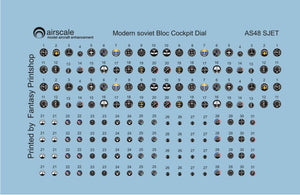 AS48SJET Airscale 1/48 Soviet Jet Instruments