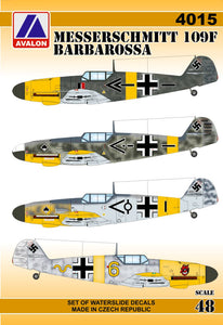 AVD4015 Avalon Messerschmitt Bf-109F 'Barbarossa'