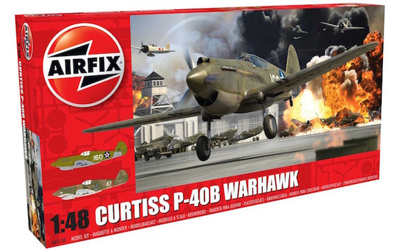 AX05130 Airfix 1/48 Curtiss P-40B Tomahawk 'Flying Shark' (Damaged box was $35.00 Now $30.00)