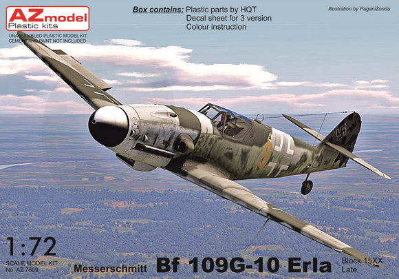 AZM7611 AZ Model 1/72 Messerschmitt Bf-109G-10 