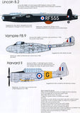 BMD72020 Blackbird Models 1/72 Mau Mau Campaign Avro Lincoln B.2 RF555 61 sqn RAF Eastleigh 1954. de Havilland Vampire FB.9 WL608 8 Sqn RAF Kenya 1953 North-American Harvard II FT392 G 1340 Flight RAF Kenya