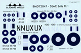 BMD72047 Blackbird Models 1/72 SEAC Brits Pt:1