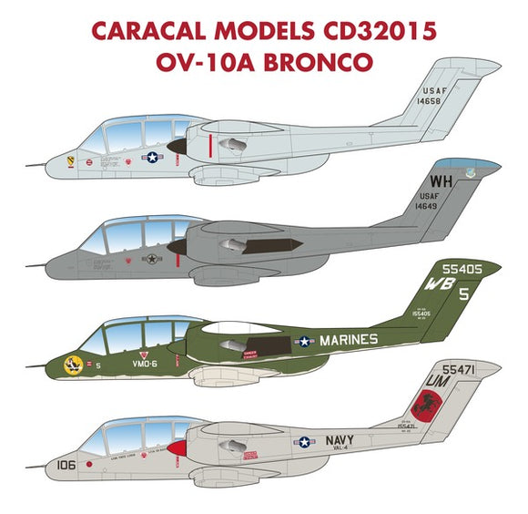 CD32015 Caracal Models 1/32 North-American/Rockwell OV-10A Bronco.