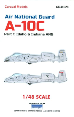 CD48028 Caracal Models 1/48 Air National Guard A-10C Warthog Part 1