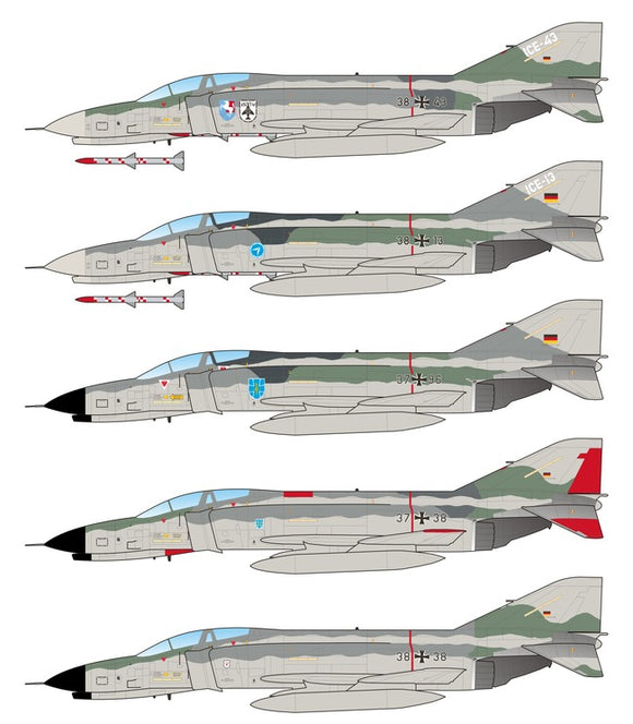 CD48136 Caracal Models 1/48 Luftwaffe McDonnell F-4F Phantom II 