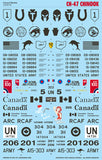 CD48148 Caracal Models 1/48 Boeing CH-47 Chinook Multiple international marking options for CH-47