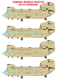 CD48148 Caracal Models 1/48 Boeing CH-47 Chinook Multiple international marking options for CH-47