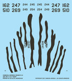 CD48215 Caracal Models 1/48 USAF General-Dynamics FB-111A "SIO Nine marking options for SAC FB-111A in the earlier SIOP camouflage scheme.