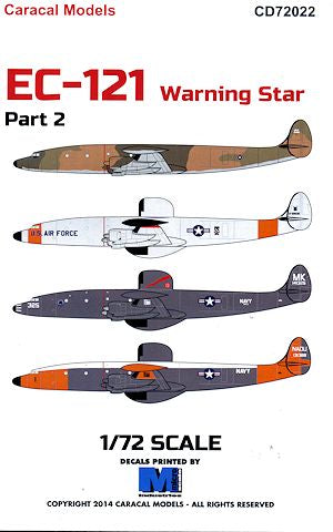 CD72022 Caracal Models 1/72 Lockheed EC-121 Warning Star Part 2: