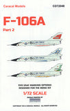 CD72048 Caracal Decals 1/72 F-106A Part 2