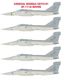 CD72101 Caracal Models 1/72 General-Dynamics EF-111A "Spark Varks" The EF-111