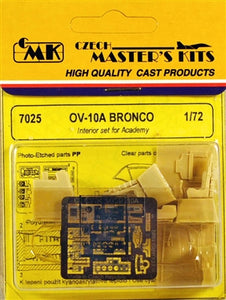 CMK7025 CMK/Czech Master Kits 1/72 North-American/Rockwell OV-10A interior (Academy kits)
