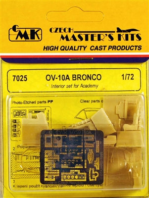 CMK7025 CMK/Czech Master Kits 1/72 North-American/Rockwell OV-10A interior (Academy kits)