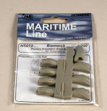 CMKNS012 CMK/Czech Master Kits 1/200 Bismark/Bismarck German Battleship 1941 Primary Armament Blast Bags (8 pcs)