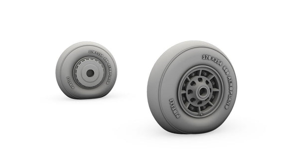 CMQ48371 CMK/Czech Master Kits 1/48 Reggiane Re.2000 Main Wheels - detail wheels (Special Hobby kits)