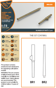 CPA72004 Clear Prop Models 1/72 Mitsubishi A5M2B late A5M4 'Claude' brass antennas (Clear Prop Models kits)