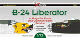 DKD72017 DK Decals 1/72 B-24 Liberator In Royal Air force and Commonwealth Service