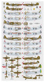 DKD72073 DK Decals 1/72 350th Fighter Group: P-39 & P-47s over Africa and Italy