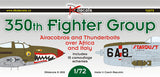 DKD72073 DK Decals 1/72 350th Fighter Group: P-39 & P-47s over Africa and Italy