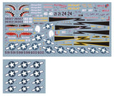 DKD72081 DK Decals 1/72 23rd FG North-American P-51A/P-51B/P-51C & F-6C Mustang