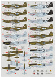 DKD72081 DK Decals 1/72 23rd FG North-American P-51A/P-51B/P-51C & F-6C Mustang