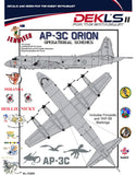DL72005 DEKL'S 1/72 Lockheed AP-3C, TAP-3B Orion Fincastle & Operational Schemes 1995-2013