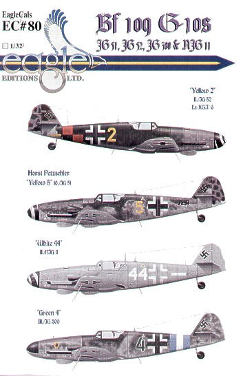 EAG32080 Eagle Cal 1/32 Messerschmitt Bf-109G-10 (4)