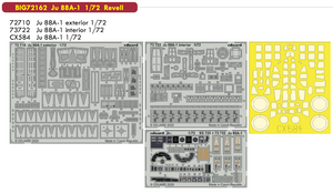 EBIG72162 Eduard 1/72 Junkers Ju-88A-1 (Revell kits)