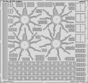 ED32338 Eduard 1/32 Boeing B-17G Flying Fortress engine details (Hong Kong Models kits)