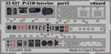 ED32627 Eduard 1/32 P51-D Interior S.A  (Trumpeter)