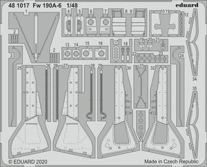 ED481017 Eduard 1/48 Focke-Wulf Fw-190A-6 (Eduard kits)