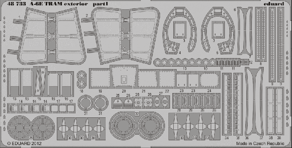 ED48731 Eduard 1/48  A-6 Undercarriage (Kinetic)