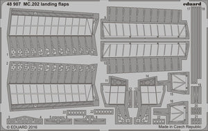 ED48907 Eduard 1/48 Macchi C.202 'Folgore' landing flaps (Eduard and Hasegawa kits)