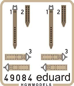 ED49084 Eduard 1/48 IJN seatbelts SUPERFABRIC