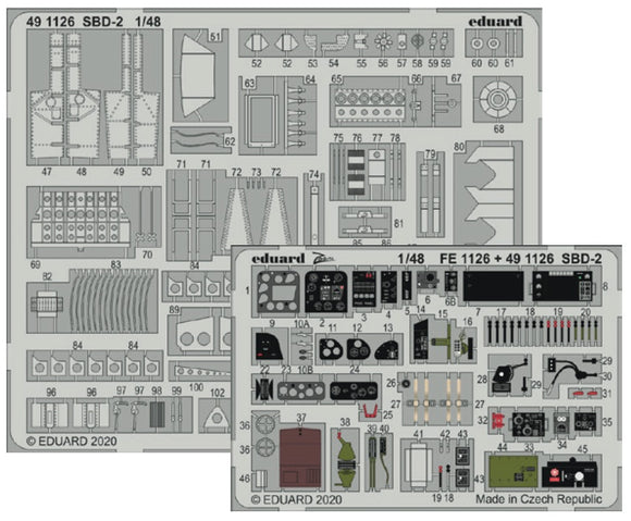 ED491126 Eduard 1/48 SBD-2  (Academy)